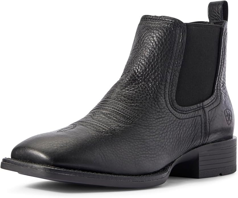 Ariat Mens Booker Ultra Square Toe Chelsea Boots - Black