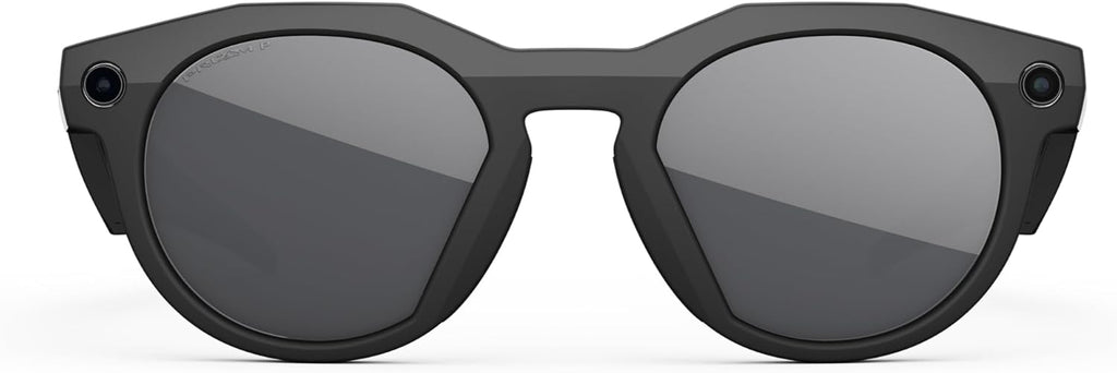 Oakley Meta HSTN, Black | Smart AI Glasses for Men, Women — Performance for Sports, Athletes — Camera, Audio, Video — 8 Hour Battery — 3K HD Resolution — Prizm™ Polarized Lenses