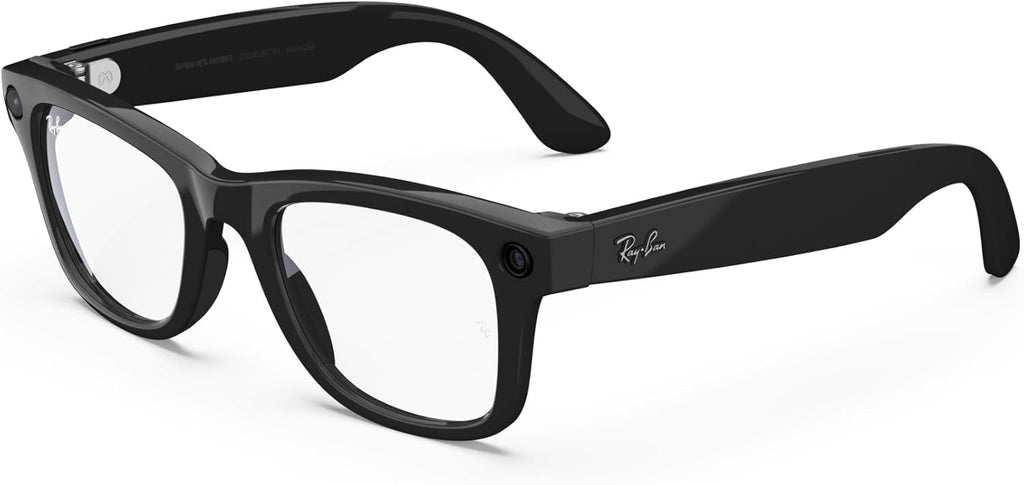 Ray-Ban Meta Glasses, Wayfarer - Shiny Black/Blue Filter