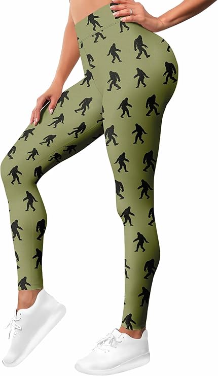 HIVICHI Printed Leggings (Yeti/Bigfoot)