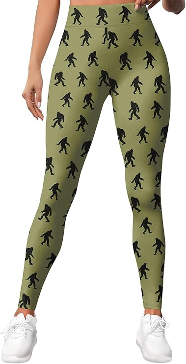 HIVICHI Printed Leggings (Yeti/Bigfoot)