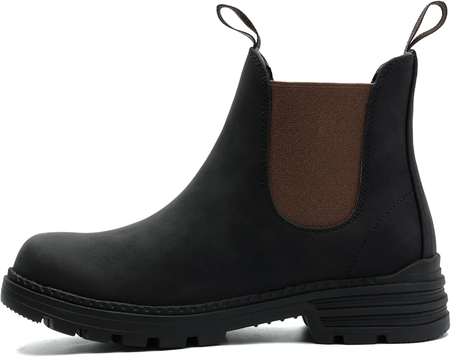 Cestfini Outdoor Chelsea Hiking Boots For Women (Matte Black)