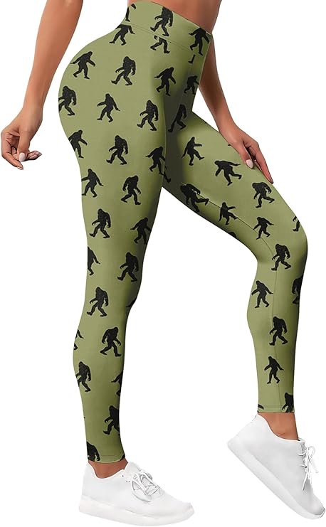 HIVICHI Printed Leggings (Yeti/Bigfoot)