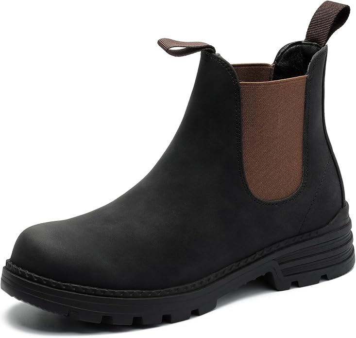 Cestfini Outdoor Chelsea Hiking Boots For Women (Matte Black)