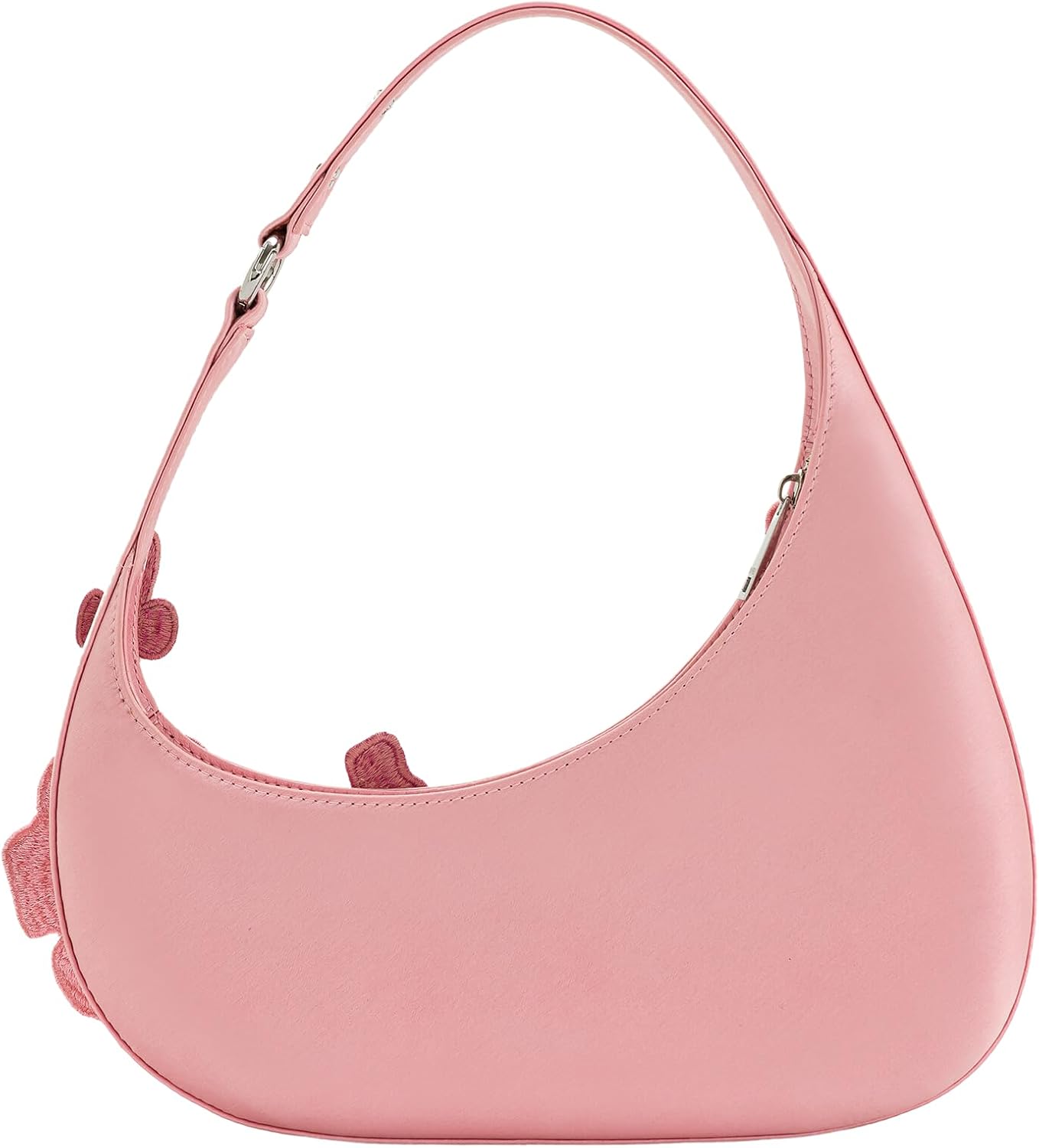 JW PEI Women's Harlee Orchid Embroidered Shoulder Bag - Pink