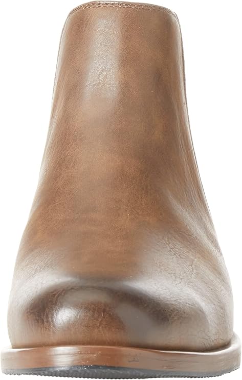 Amazon Essentials Men's Slip On Chelsea Ankle Boot - Chestnut Brown