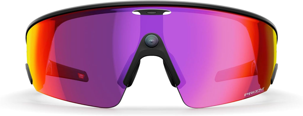 Oakley | Meta Vanguard with Meta AI, Audio, Photo, Video Compatibility - Black, Prizm™ Road
