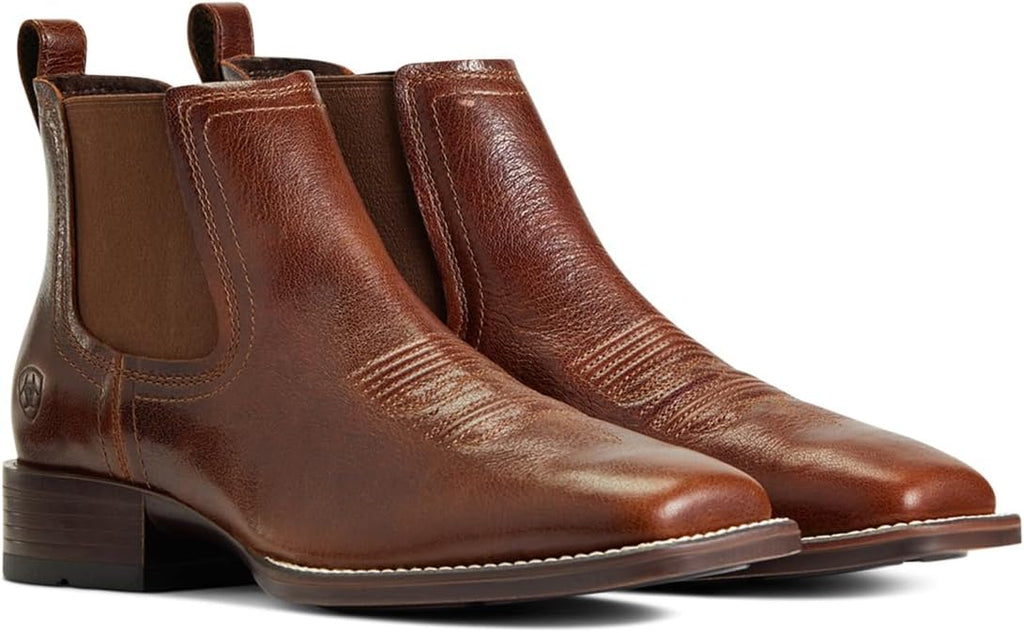Ariat Mens Booker Ultra Square Toe Chelsea Boots - Royal Brown