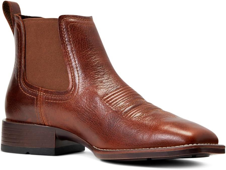 Ariat Mens Booker Ultra Square Toe Chelsea Boots - Royal Brown