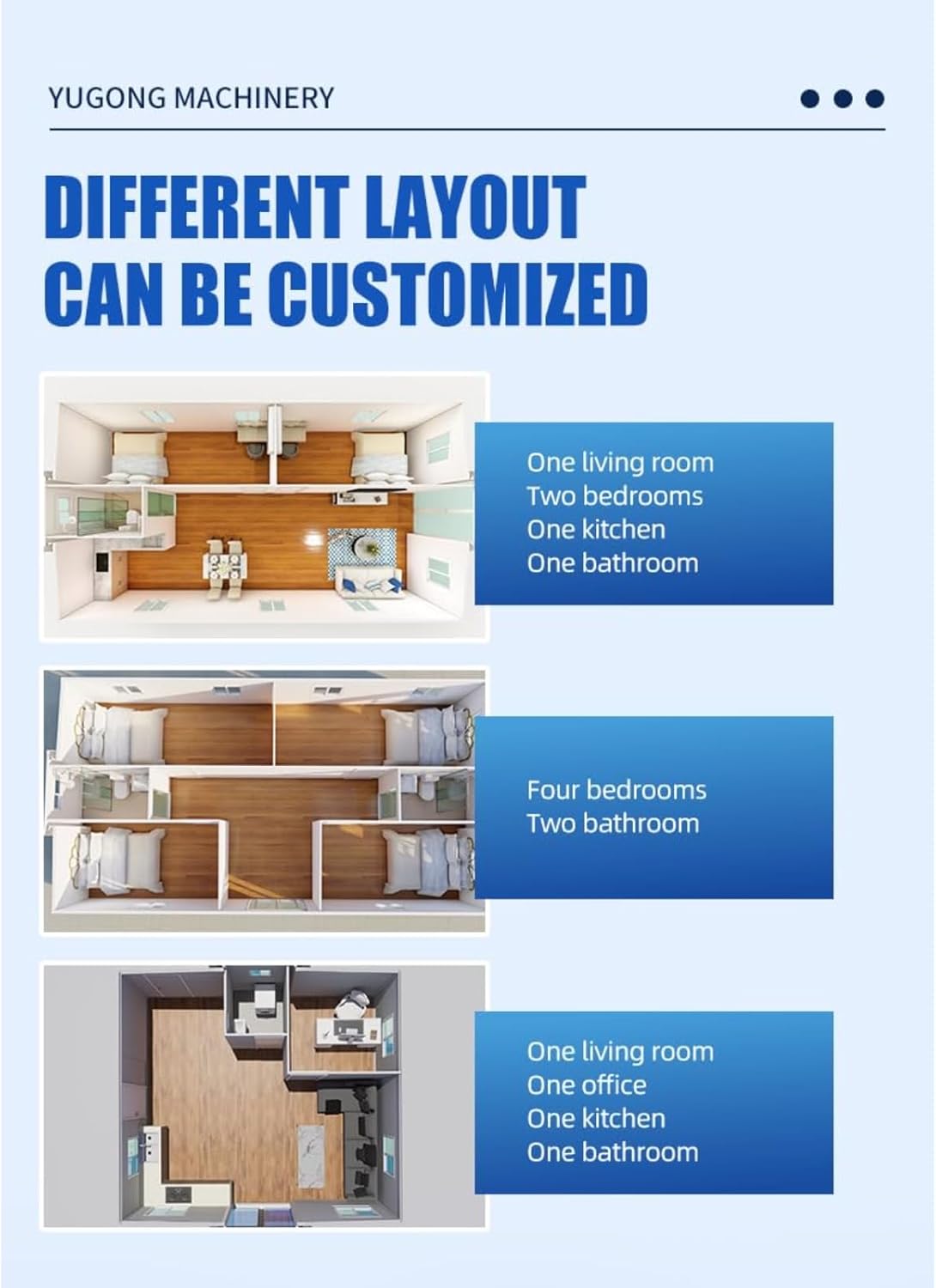 Mobile Home Expandable Prefab House for Backyard Retreat Living Area Work Studio Comfortable Extended Stay and Versatile Functionality