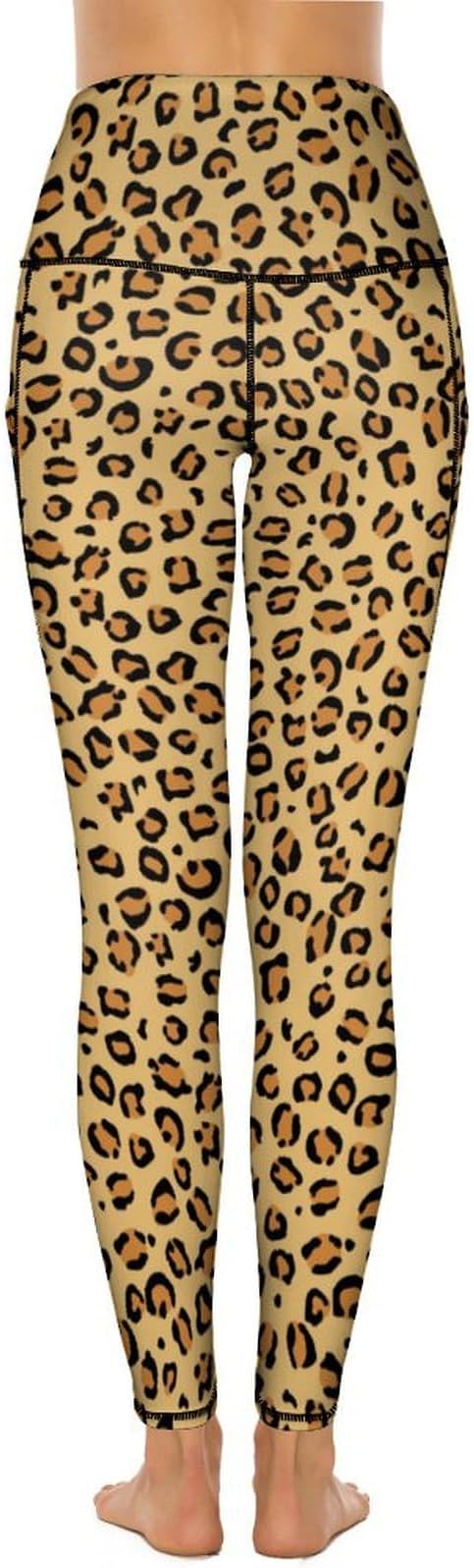 Droeyroest - High Waisted Workout Leggings for Women (Animal Leopard Print)