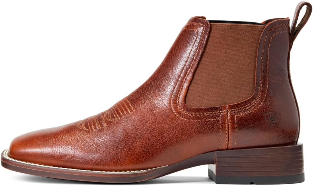 Ariat Mens Booker Ultra Square Toe Chelsea Boots - Royal Brown