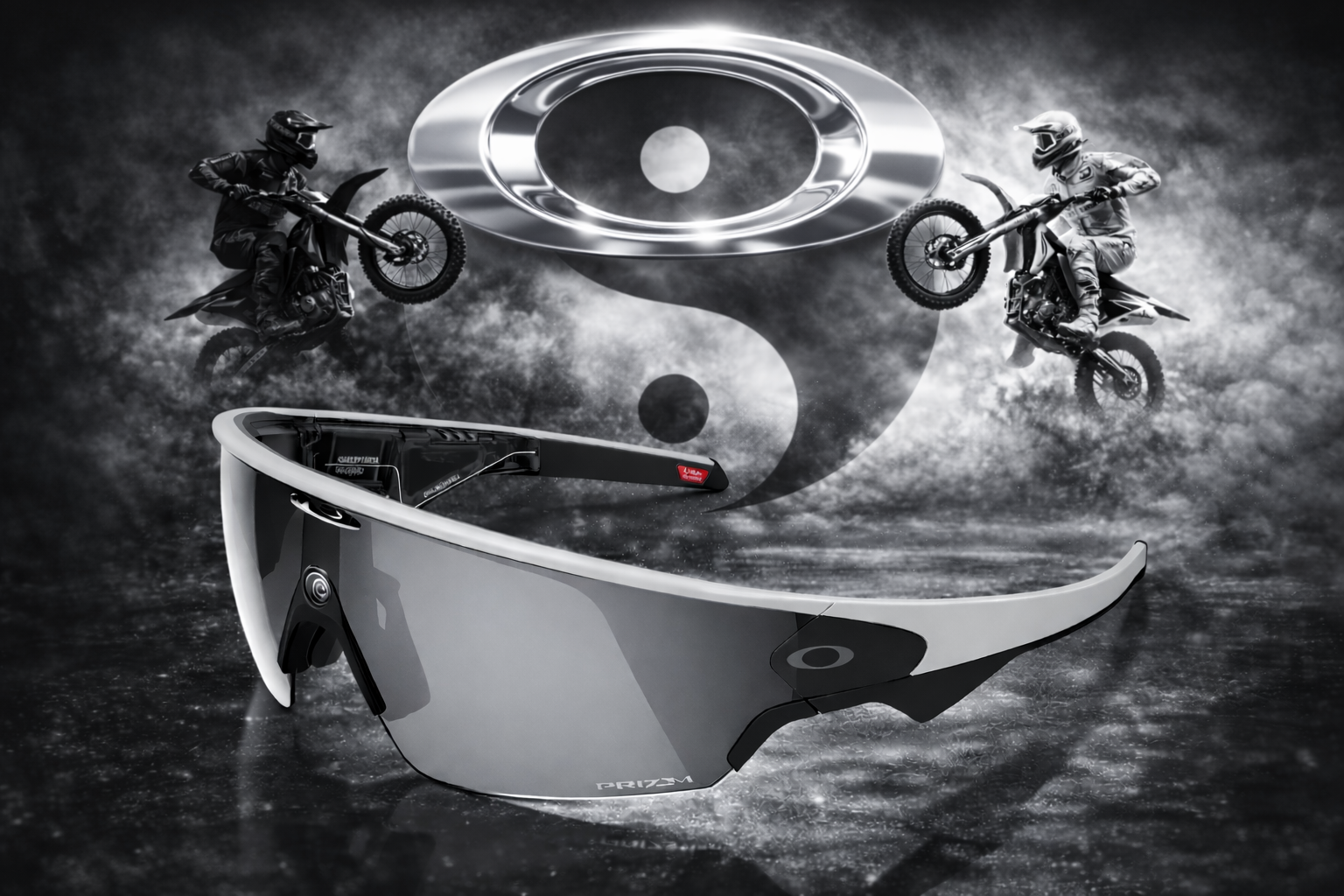 Oakley | Meta Vanguard with Meta AI, Audio, Photo, Video Compatibility - White, Prizm™ Black