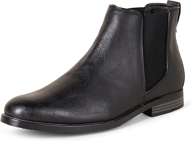 Amazon Essentials Men's Slip On Chelsea Ankle Boot - Black