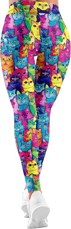 HIVICHI Printed Leggings (Kitty Cats)