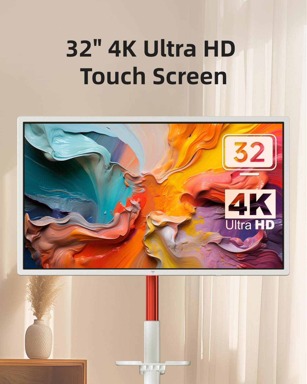 KTC MegPad 32" Smart Portable TV, 4K Touch Screen Portable TV Monitor, Android 13 Google EDLA