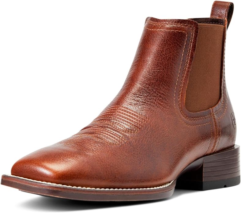 Ariat Mens Booker Ultra Square Toe Chelsea Boots - Royal Brown