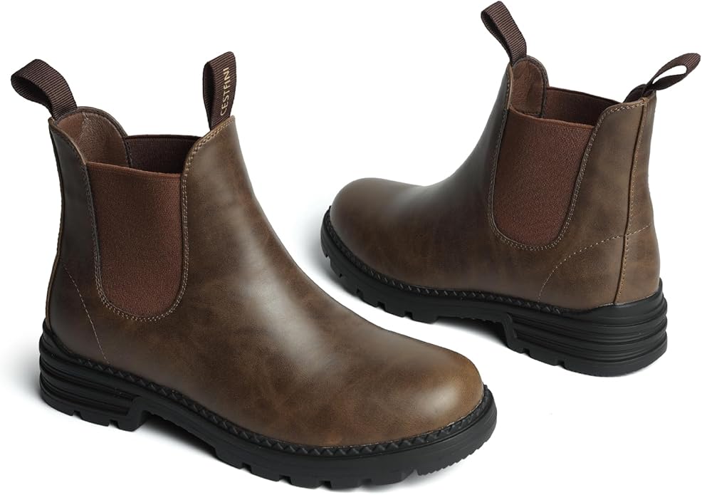 Cestfini Outdoor Chelsea Hiking Boots (Brown)