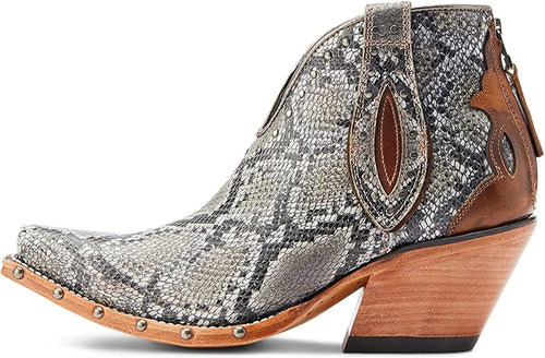 ARIAT womens Greeley Western Boot (Natural Snake)