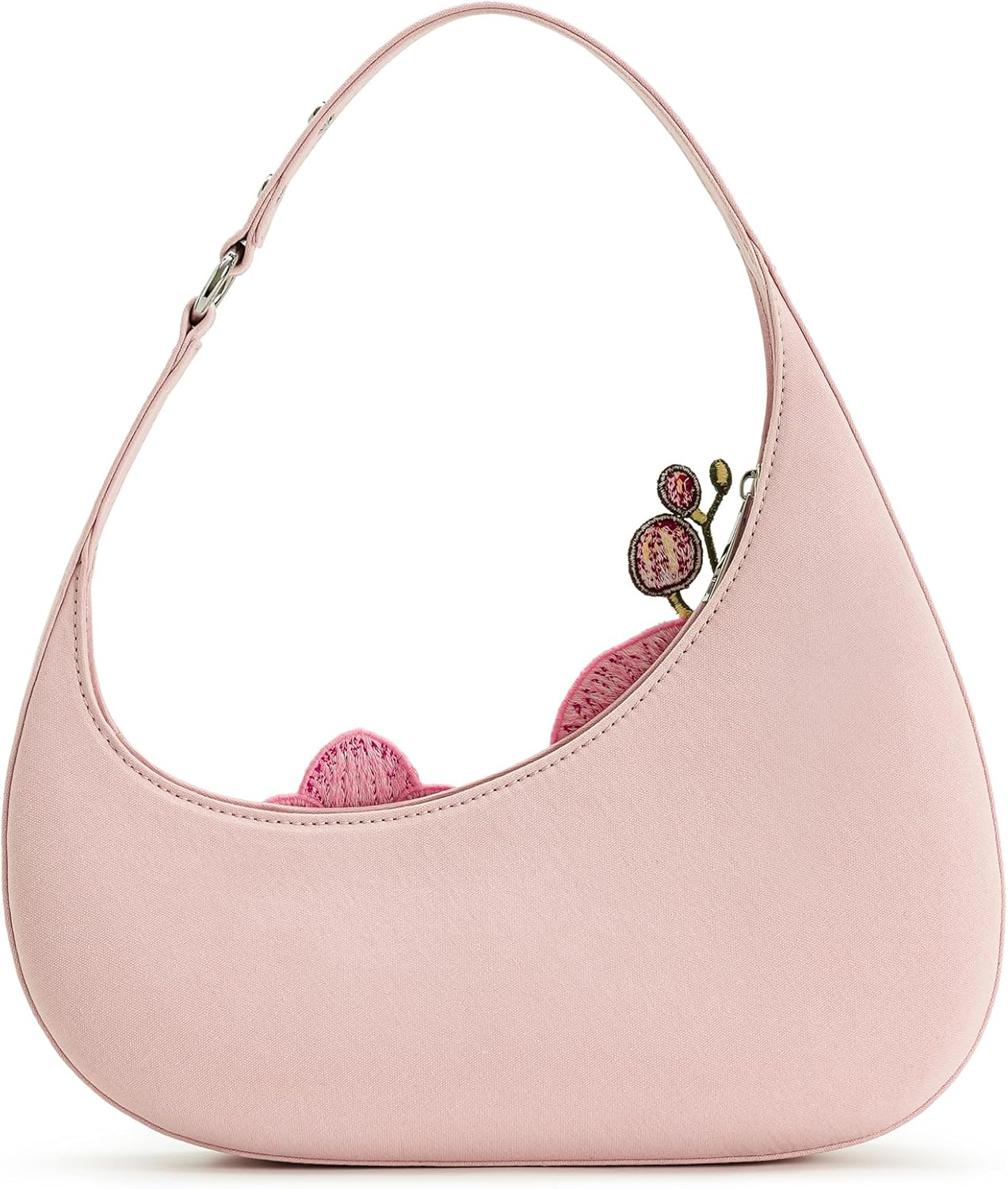 JW PEI Women's Harlee Orchid Embroidered Shoulder Bag - Pink