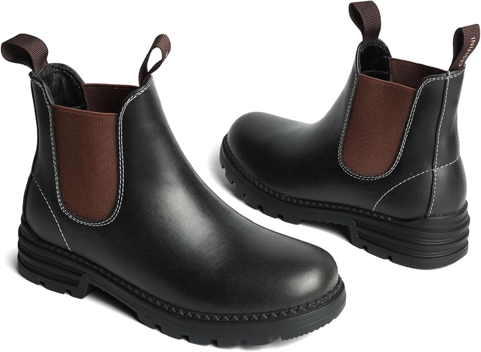 Cestfini Outdoor Chelsea Hiking Boots (Black)