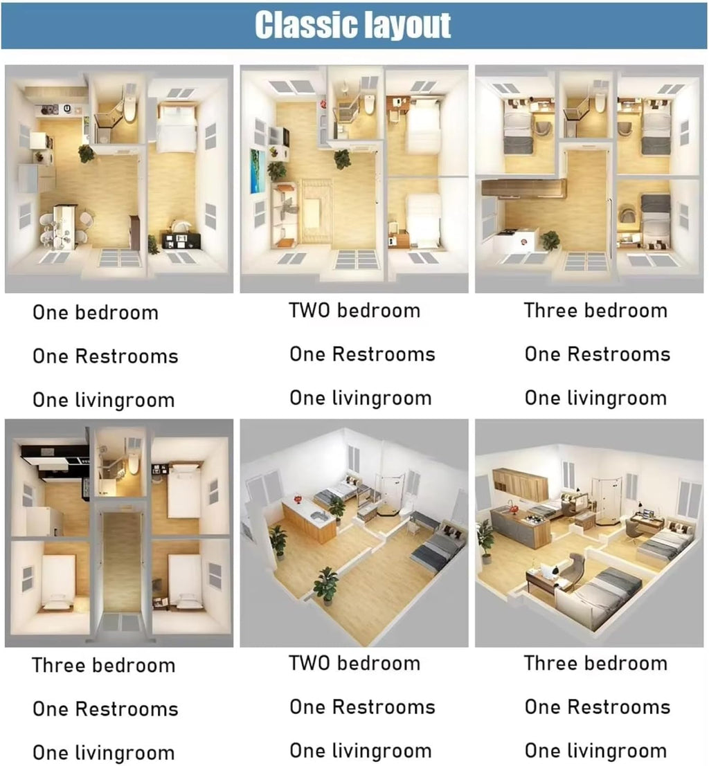 Prefab Homes Expandable Mobile Home 40ft Structure for Job Site Housing Vacation Stay Multi Purpose Living Solution with Reliable Performance
