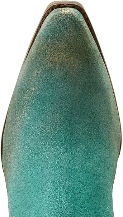 Ariat Women's Western Snake Print Boot by Ariat - (Tan Leopard/Peacock Teal)