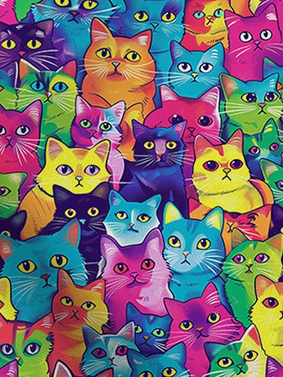 HIVICHI Printed Leggings (Kitty Cats)