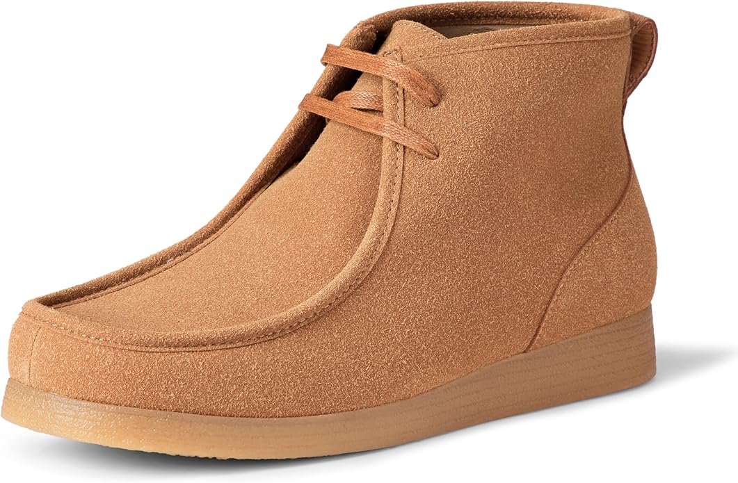 Amazon Essentials Men's Chukka Moc Toe Boots - Tan