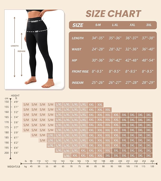 VALANDY - Creamlush 4 Pack Leggings for Women - Black/Violet/Sapphire/Turmeric