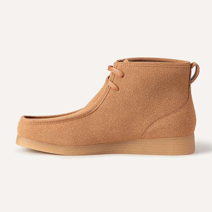 Amazon Essentials Men's Chukka Moc Toe Boots - Tan