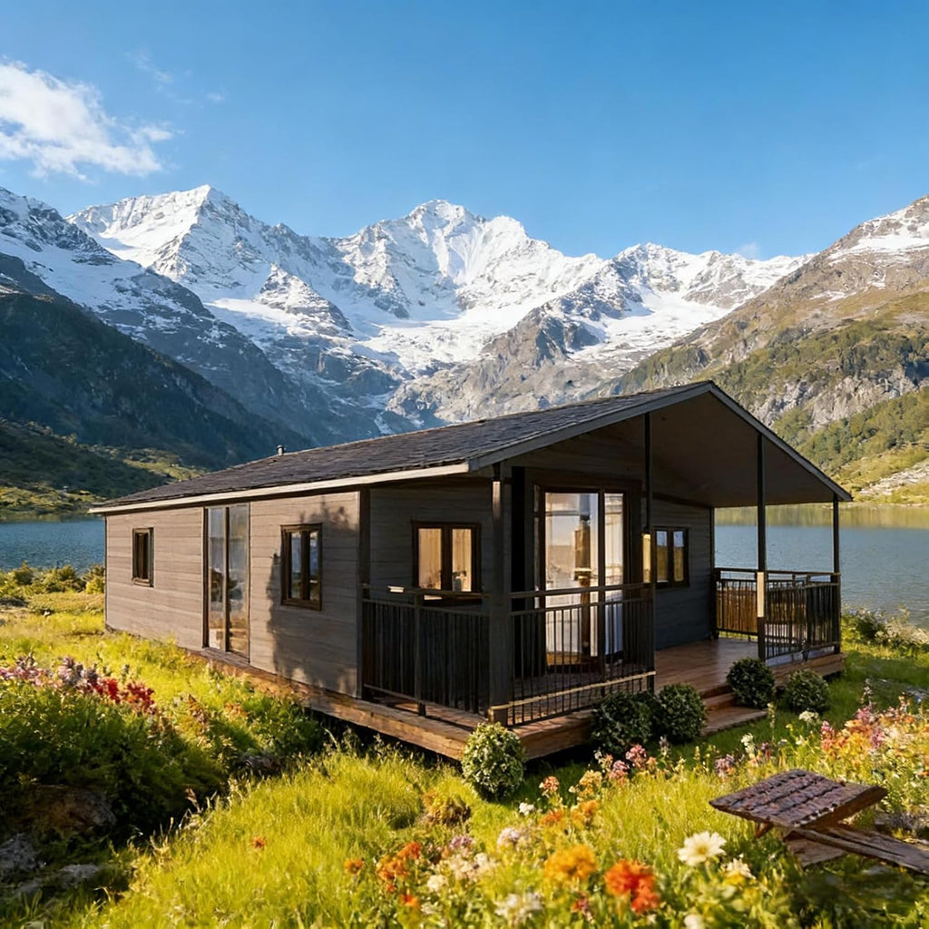 Prefab Homes Expandable Mobile Home 40ft Structure for Job Site Housing Vacation Stay Multi Purpose Living Solution with Reliable Performance