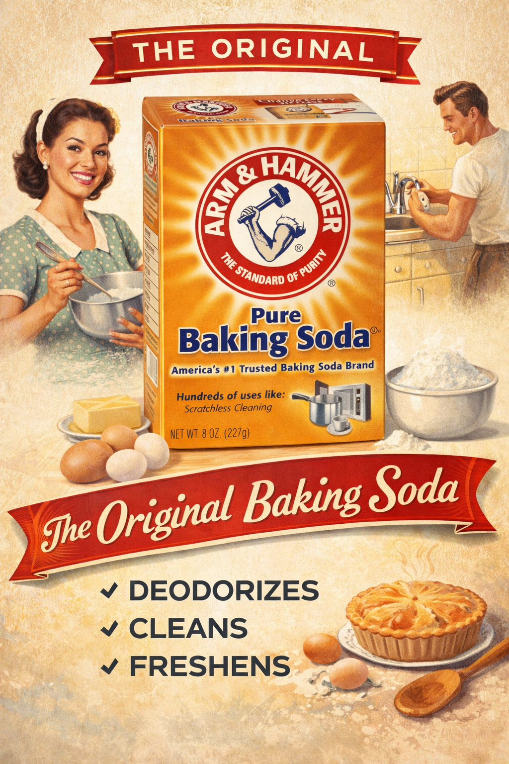 ARM & HAMMER Pure Baking Soda 8 oz
