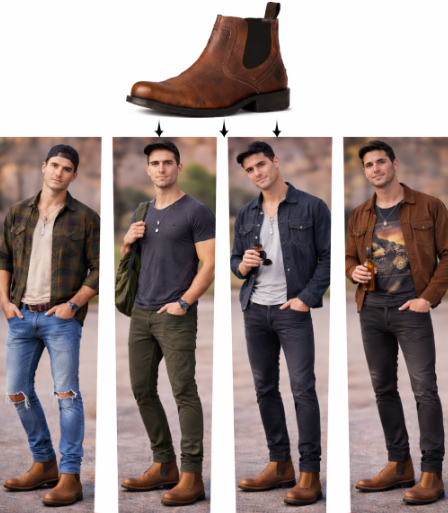 ARIAT Men's Midtown Rambler Casual Boot - Barn Brown