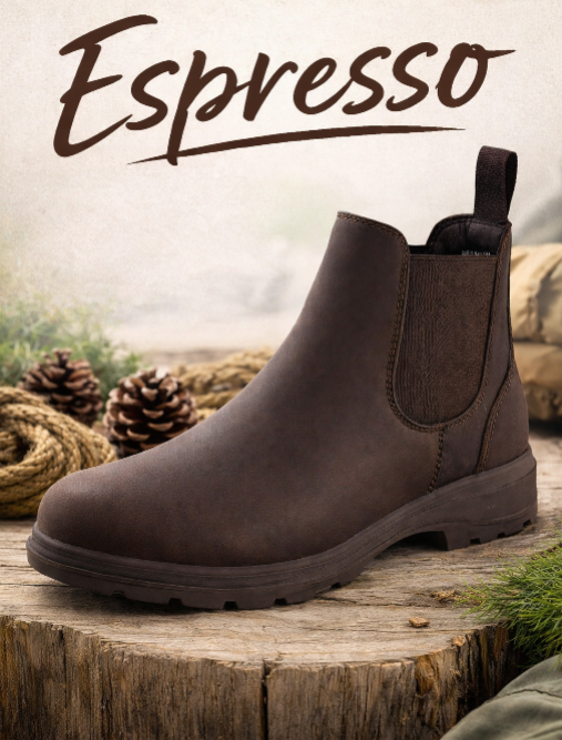 CUSHIONAIRE Women's Britain Chelsea Boots (Espresso Brown)