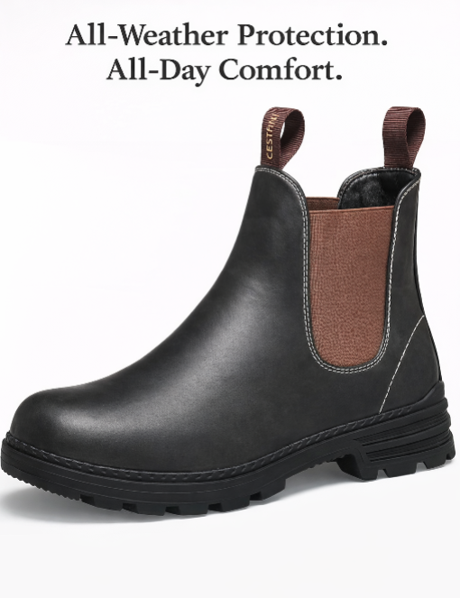 Cestfini Outdoor Chelsea Hiking Boots (Black)