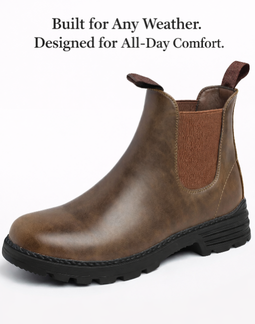 Cestfini Outdoor Chelsea Hiking Boots (Brown)