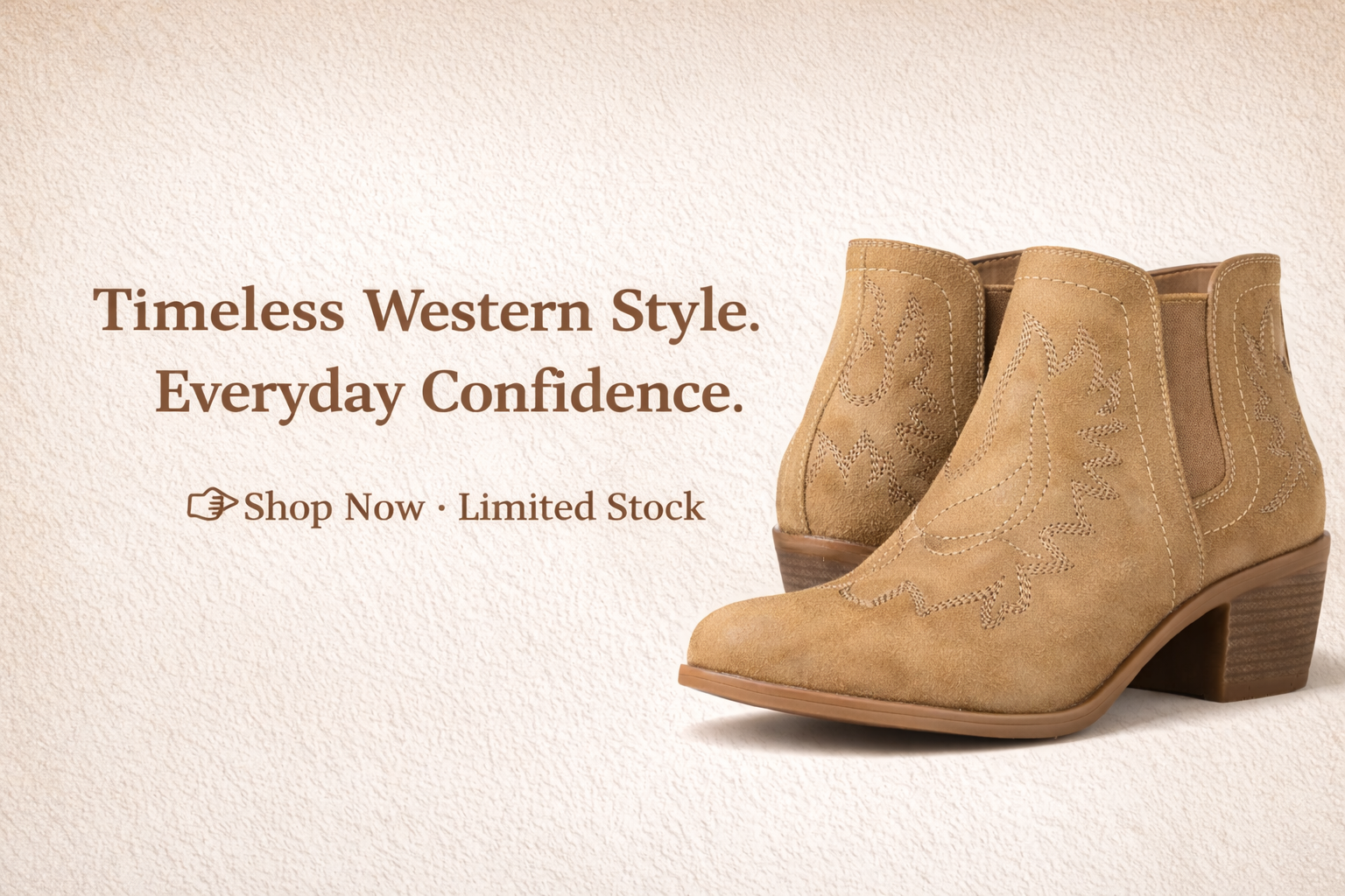 GLOBALWIN Women's Cowgirl boots Western Short Ankle Pull On Comfortable (Khaki)