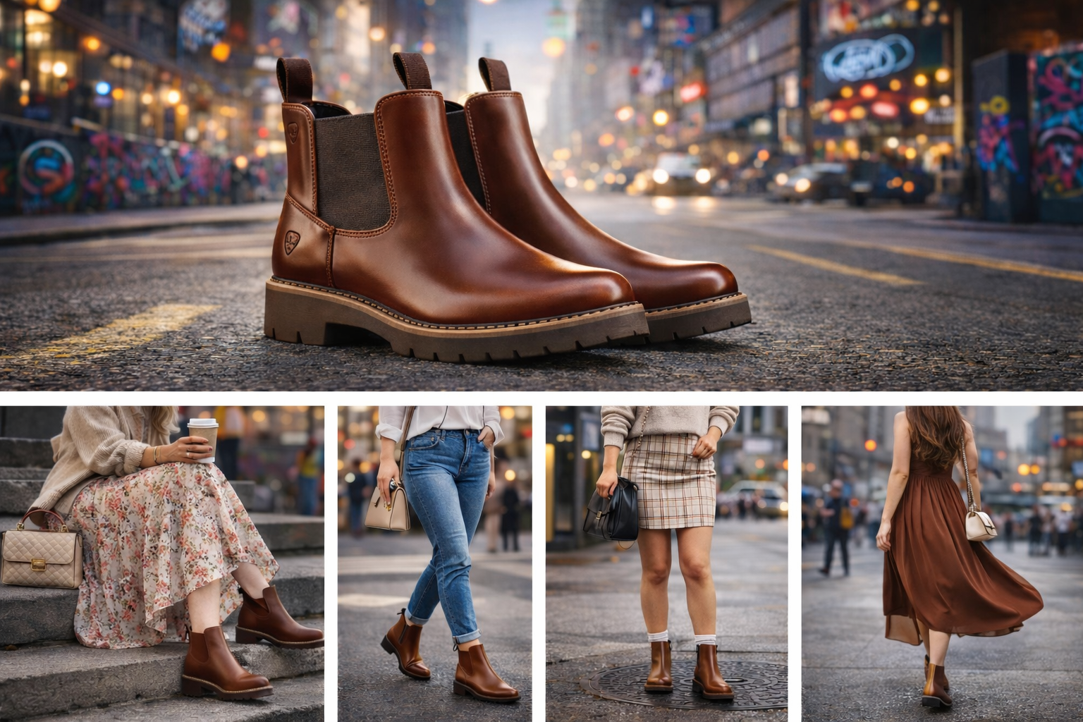 ARIAT womens Fatbaby Chelsea Western Boot