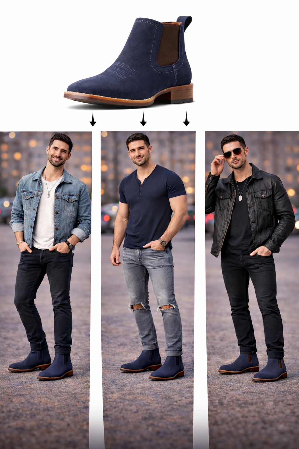 Ariat Mens Booker Ultra Square Toe Chelsea Boots