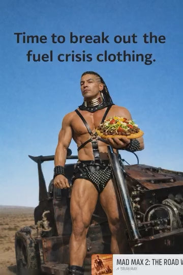 The Road Warrior+Native American Mash-Up Inspired